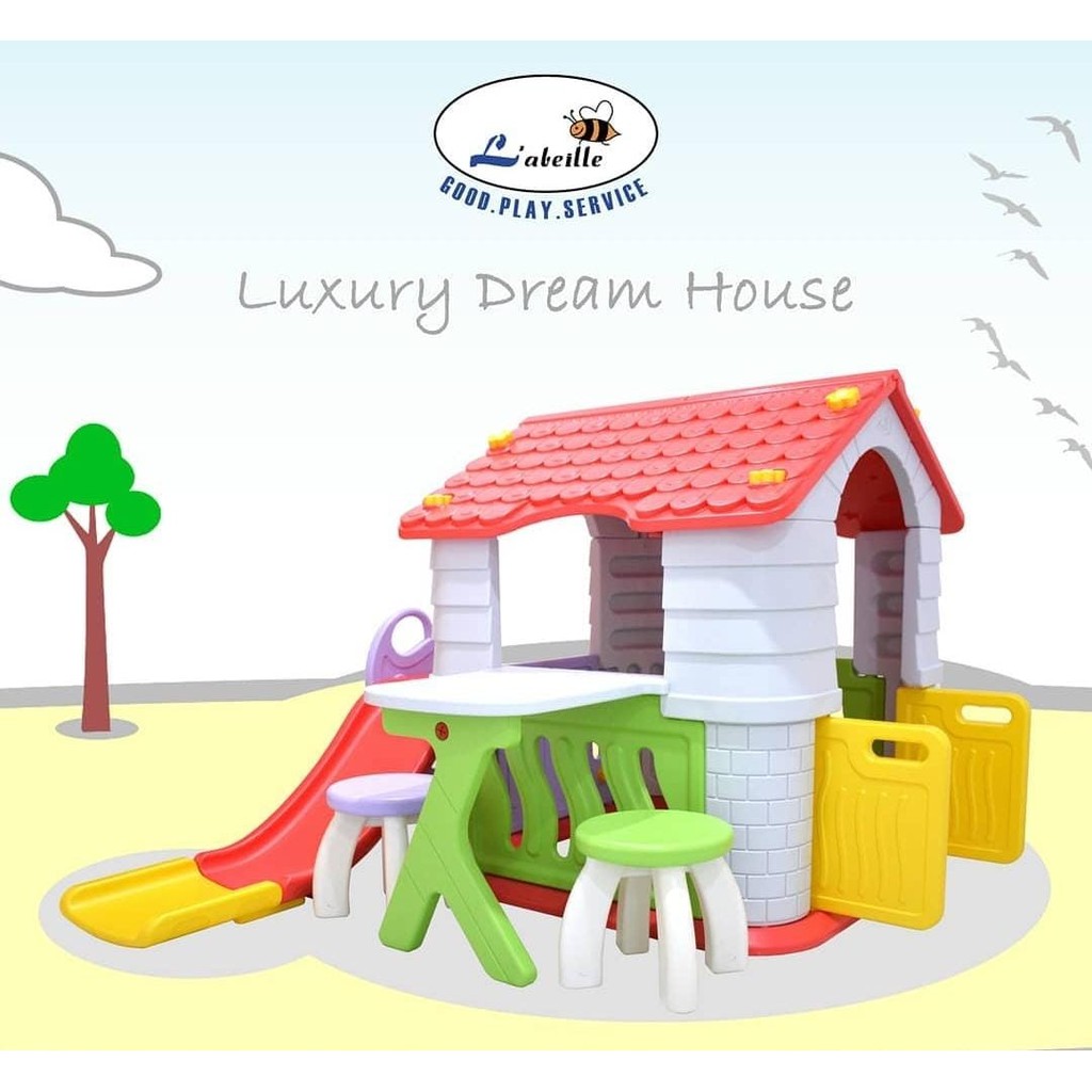 Labeille Dream House variasi rumah rumahan or perosotan or meja anak or complete luxury playhouse