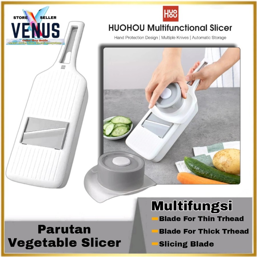 HUOHOU Multifungsi Parutan Vegetable Slicer - Alat Pengiris Dapur