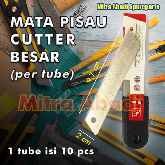 

TUBE REFILL SIlet Pisau Cutter / Razor Blade Besar 9,7*2 cm