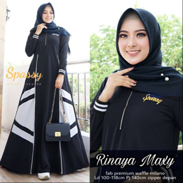 Gamis RINAYA Maxy baju wanita