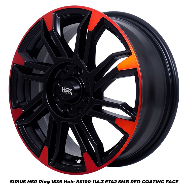 Velg Mobil HSR SIRIUS Ring 15 Velg HSR R15 Brio Mobilio Sigra Calya Avanza Xenia