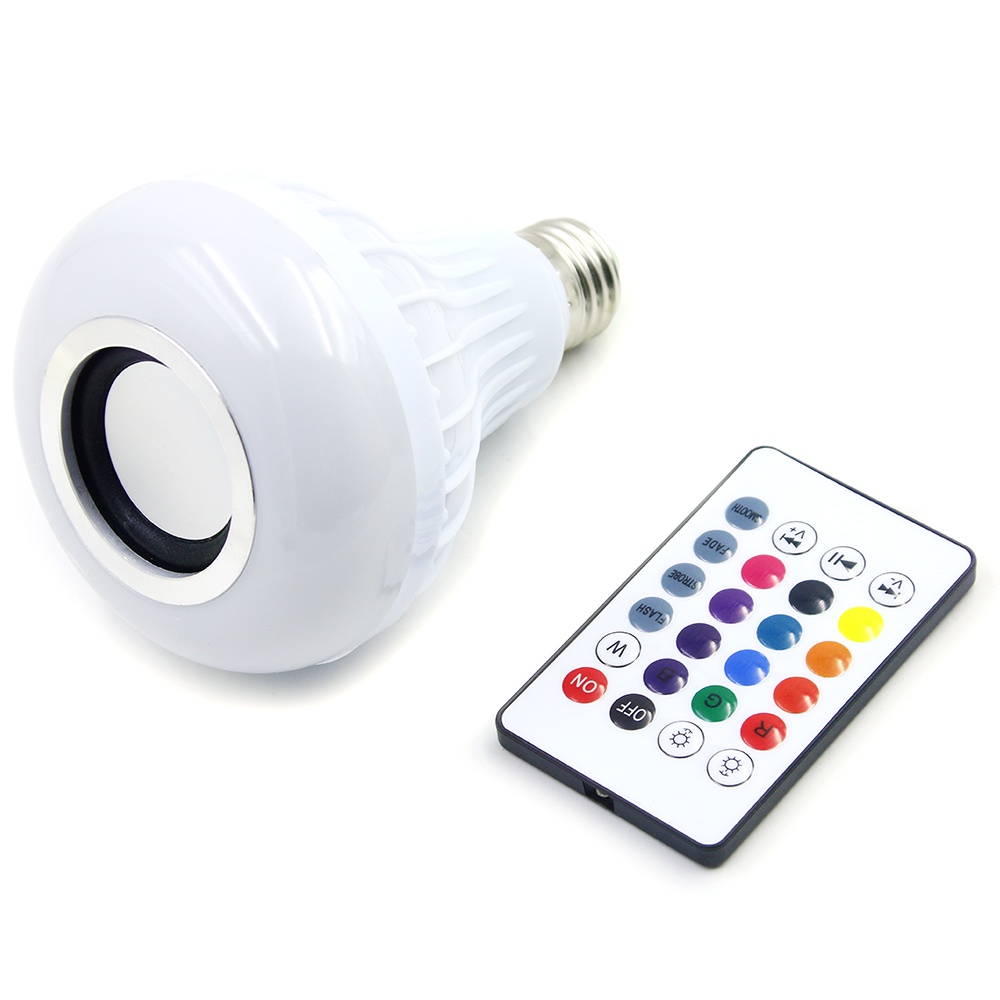 TaffLED Bohlam LED RGB E27 with Bluetooth Speaker