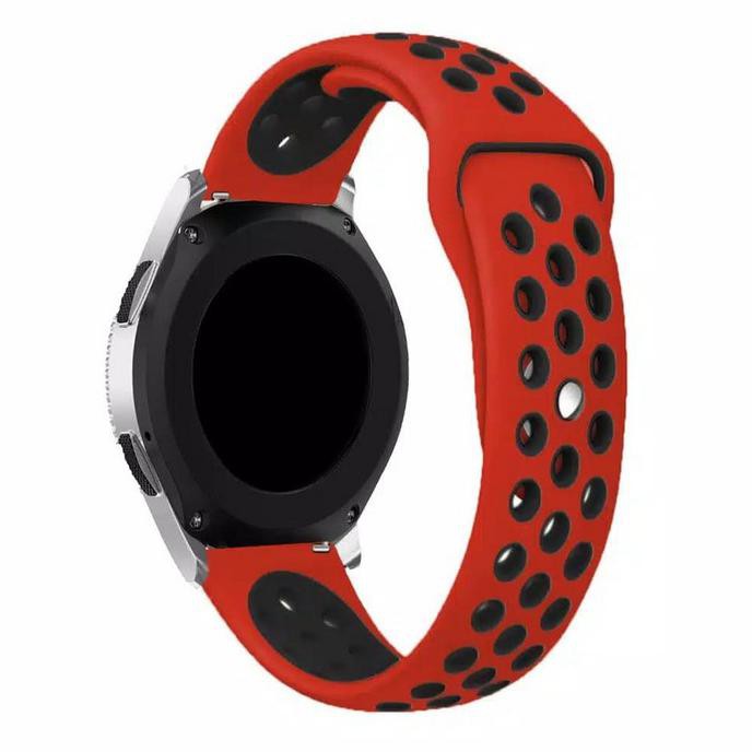 STRAP RUBBER NIKE SPORT SAMSUNG GALAXY WATCH ACTIVE 2 TALI SMARTWATCH - HITAM-HIJAU 2807