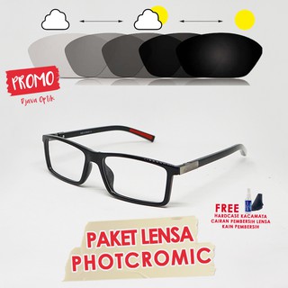 512 Kacamata Photogrey Lensa Minus Baca Berubah Warna