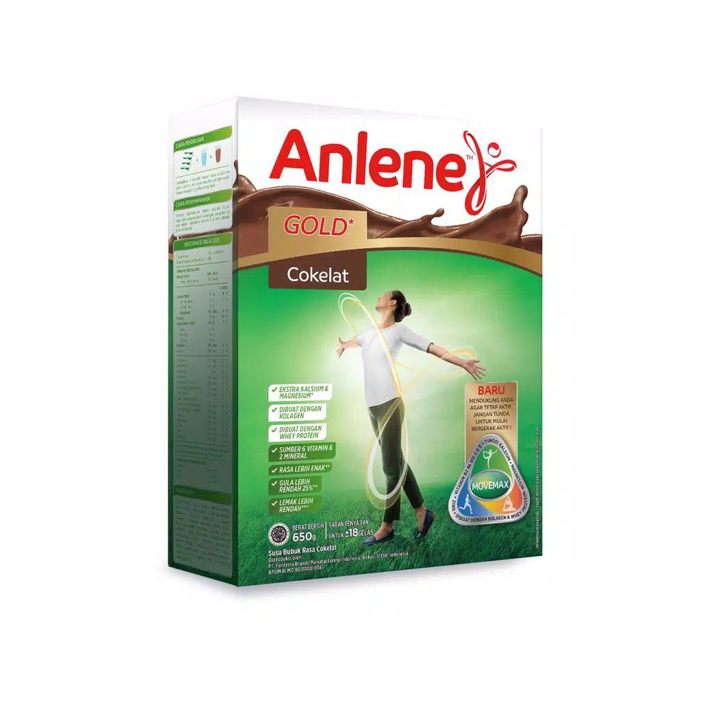 

ANLENE GOLD COKLAT 600 GR
