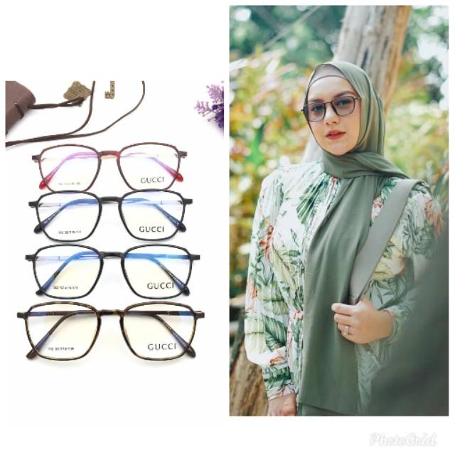 Frame kacamata 362 lentur fashion cewek trendi bisa minus plus antiradiasi kacamata murah grosir