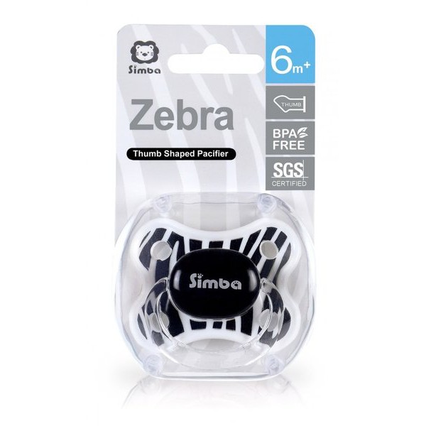 Simba Pacifer Zebra 0M+ 6M+ Empeng Bayi (P18010)  (P18011)