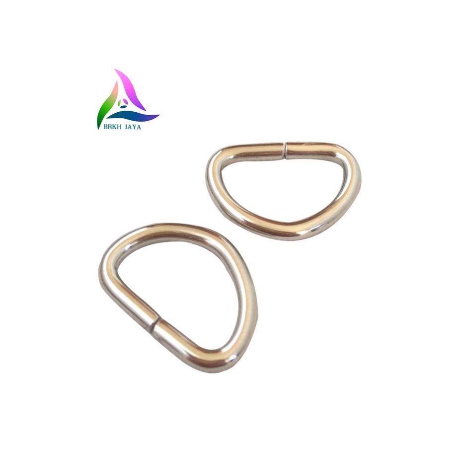 RING D TAS BESI UKURAN 2.5 CM NIKEL