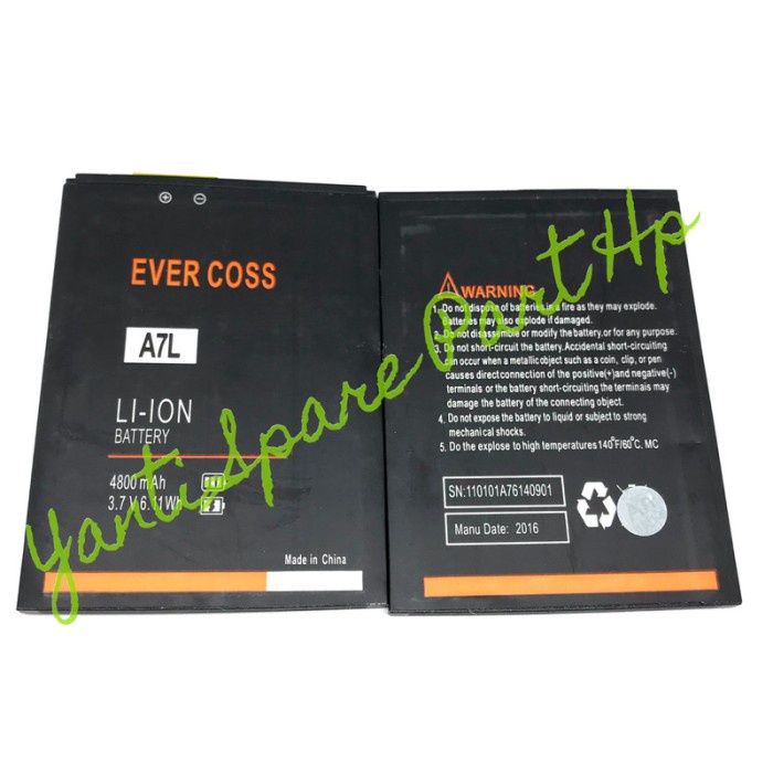 Baterai Evercoss A7L Original New