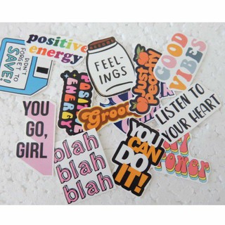 STIKER ESTETIK ( ECER 1 BIJIAN) / STICKER AESTHETIC / STIKER LUCU