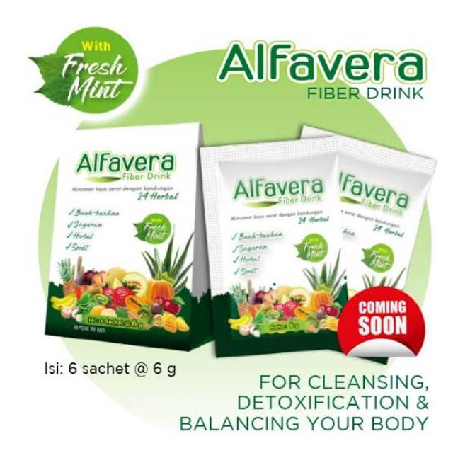 

ALFAVERA Minuman kaya serat Buah dan sayuran