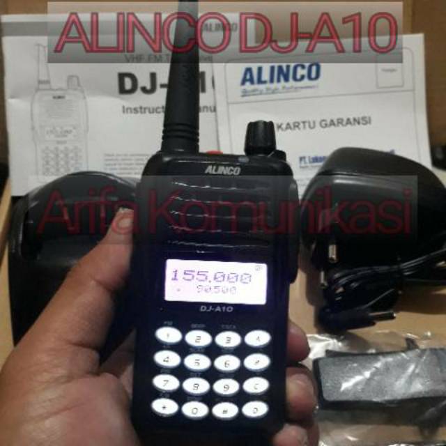 HT ALINCO DJ- A10 SINGEL BAND VHF ORI / HT DJ-A10 ALINCO VHF ORI MURAH ALINCO DJ A10 VHF ORI