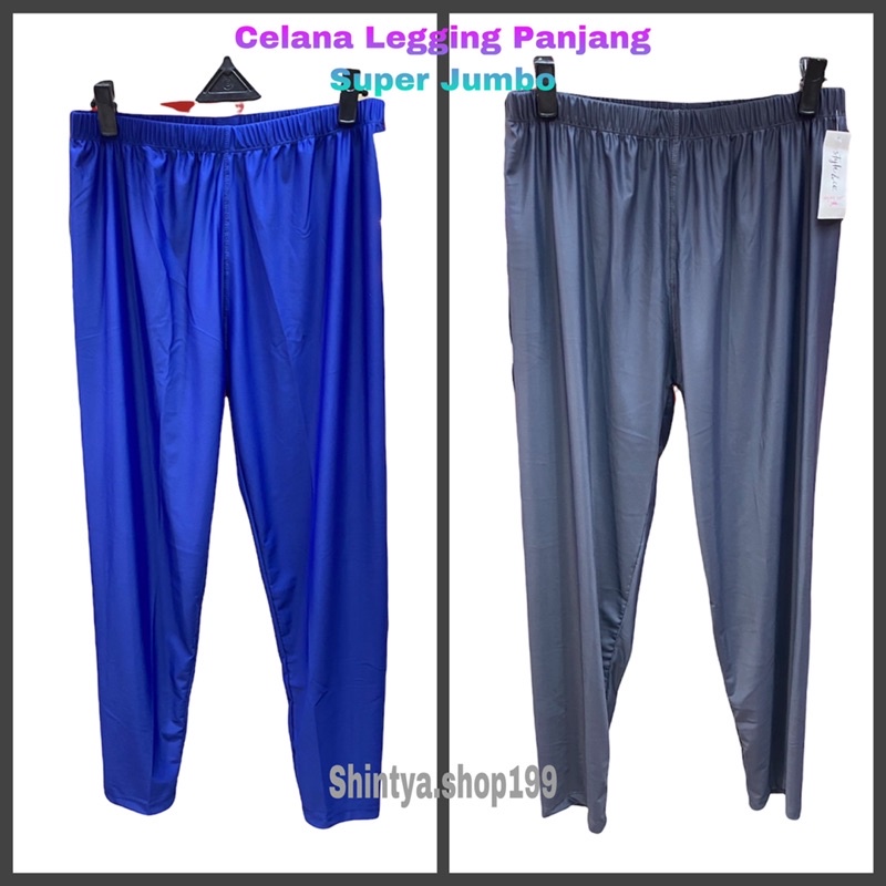 Celana Legging | Celana Leging Panjang Super Jumbo Bahan Nilon Spandex