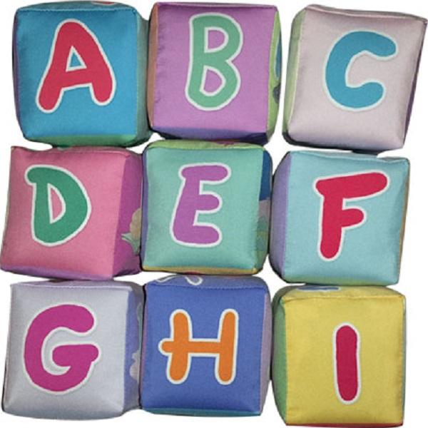 Kubus Abjad A-Z Empuk Aman Untuk Bayi