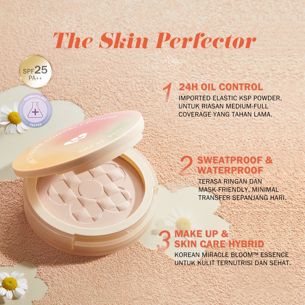 𝐑𝐀𝐃𝐘𝐒𝐀 - BNB barenbliss Korean Bloomatte Fine to Refine Compact Powder