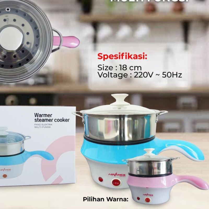 terlaris !!! panci listrik Q2 serbaguna panci elektrik multifungsi panci serbaguna