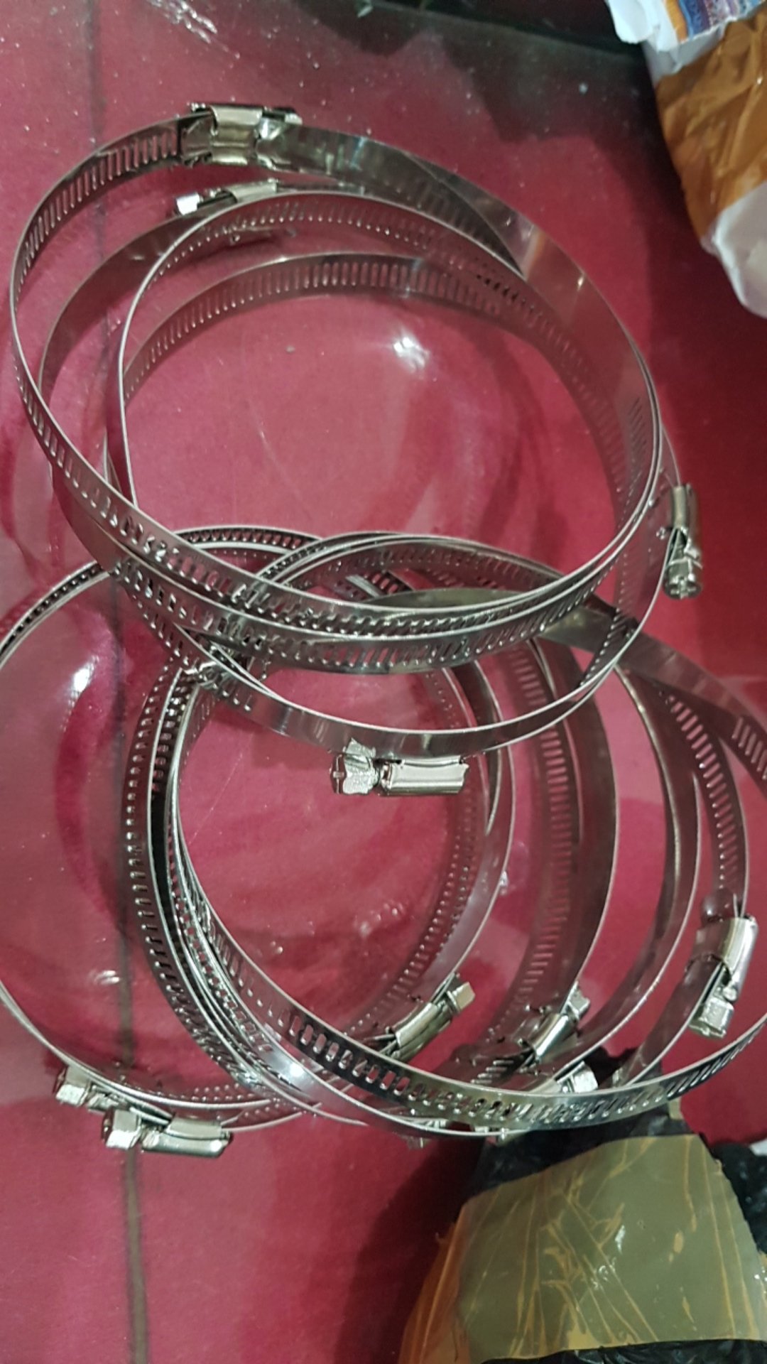 Klem Selang 5 Hose Klem Ukuran 5 Klem Slang Stainless Steel 5 Hose Clamp 5inch Klem 5 Inch Kelem