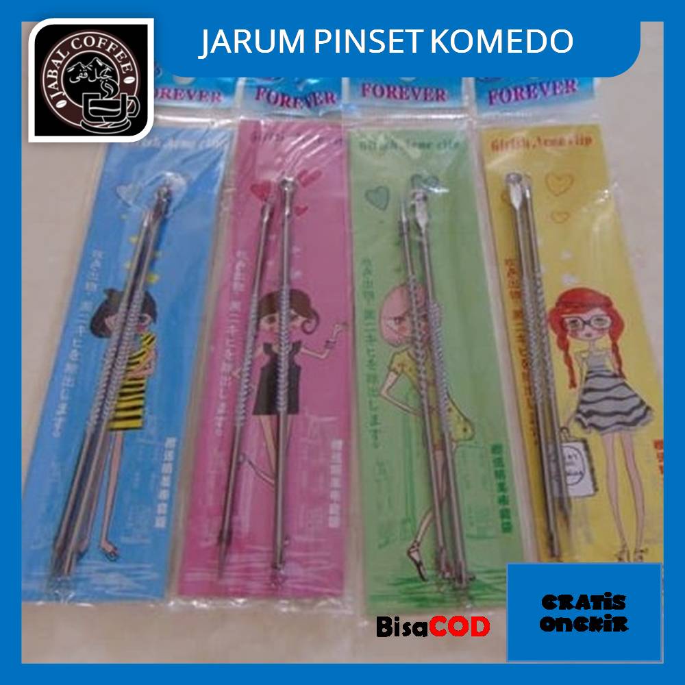 Pinset Komedo / Pencetan Jerawat / Alat Pencetan Jerawat Stainless / Pencetan KomedoJ162