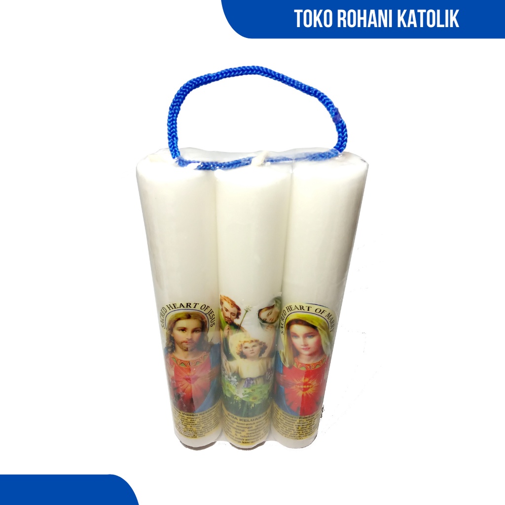 LILIN DOA KATOLIK 16 CM ISI 3 / LILIN ALTAR / LILIN DOA MURAH