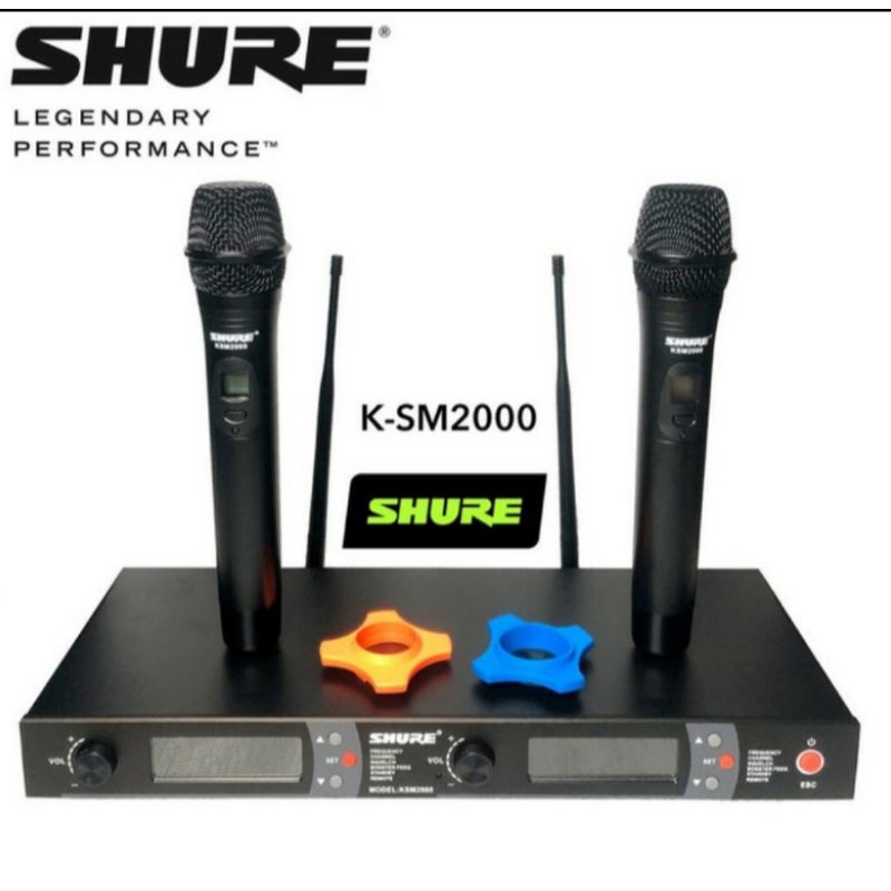 MIK SHURE || mik shure MIC SHURE WIRELESS KSM-2000 || mik shure wireless ksm-2000