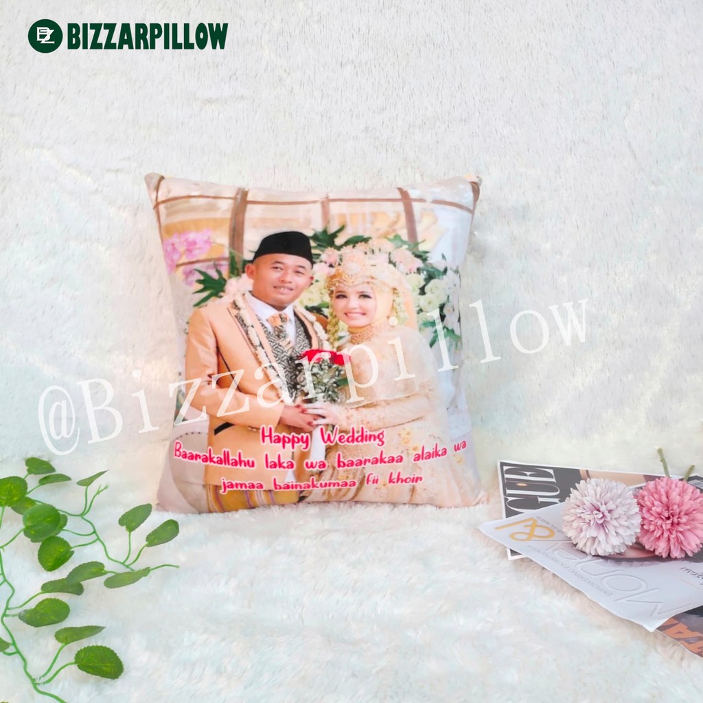 Bizzarpillow Bantal Foto Custom Fullprint 40x40 cm BZ021