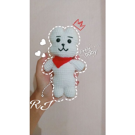 Jual Boneka rajut amigurumi Bt21 RJ (PO 1-7 hari) | Shopee Indonesia