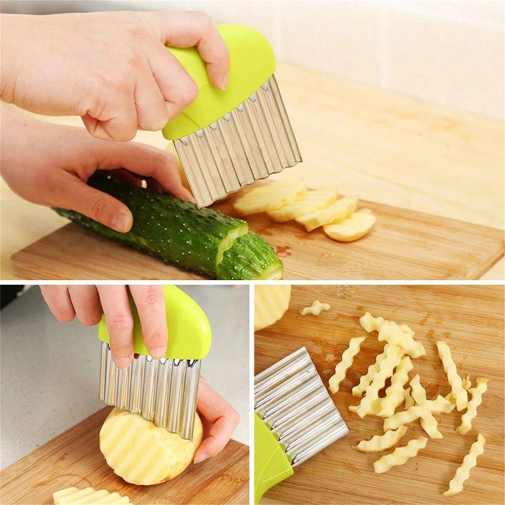 Suyo Alat Pengiris Sayuran / Bawang / Kentang Bahan Stainless Steel