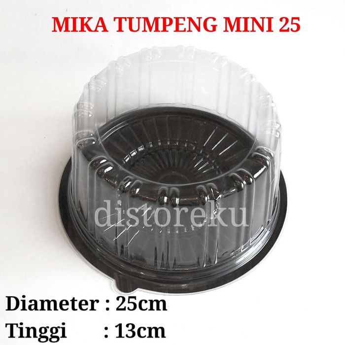 10pcs Mika Tumpeng Mini CT 25  Mika Tumini Cake Tray Mika Kue Tart Bulat 25