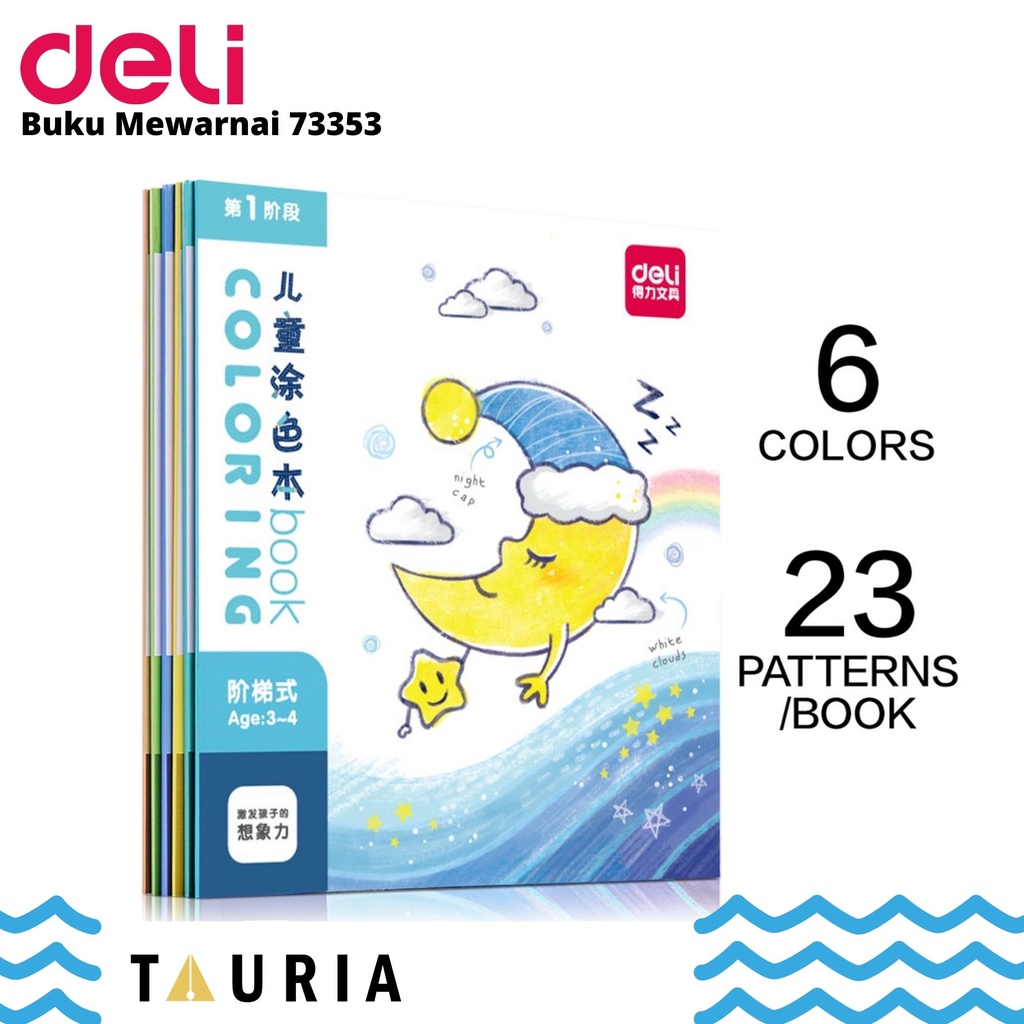 

BUKU MEWARNAI DELI 73353