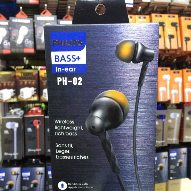 HEADPHONE / EARPHONE / HEADSET PHILIPS PH-02 BASS+