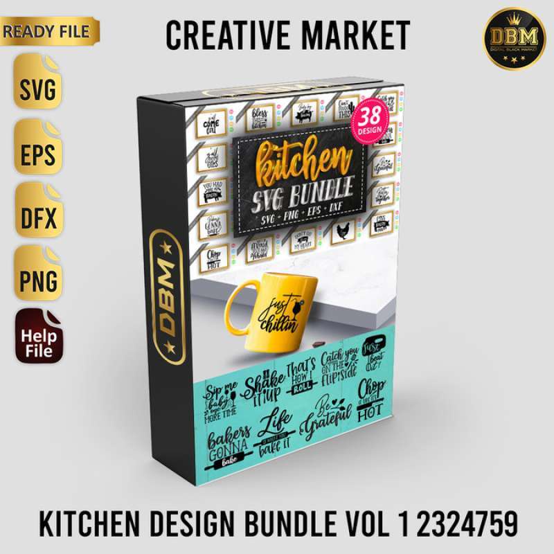 Kitchen Design Bundle Vol 1 - Vector Designs