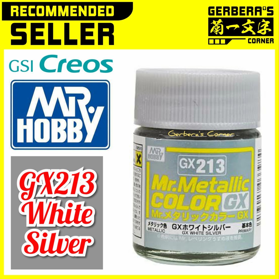 Mr Color GX213 White Silver - Mr. Hobby - Lacquer Paint