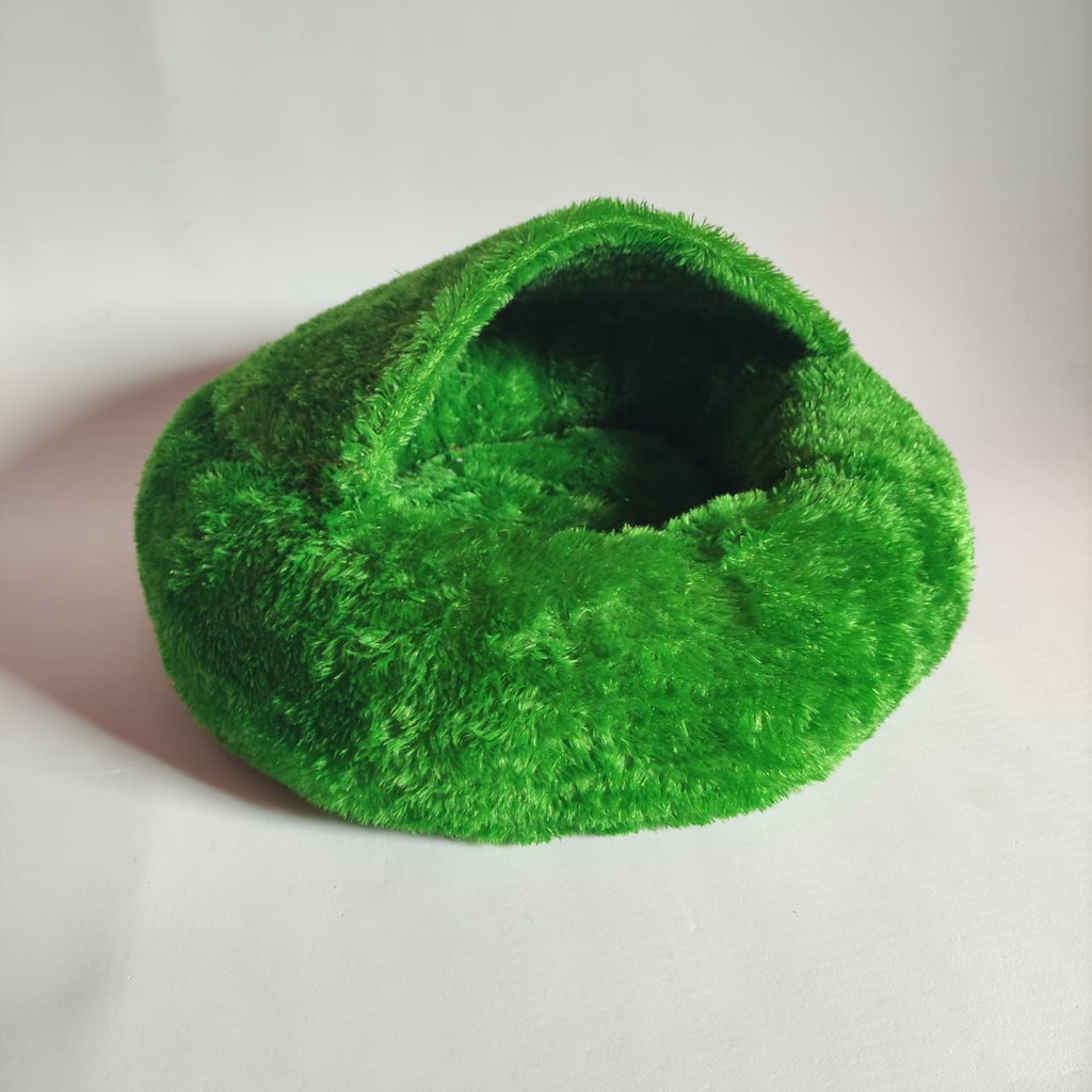 Tempat Tidur Kucing Murah Dan Premium/Kasur Kucing Bulu Halus Dan Hangat/Tempat Kucing/Bantal Kucing/Cat Bed/Perlengkapan Kucing Dan Hewan/Kasur Kucing/Ranjang Kucing/Kandang kucing-Hijau Tua
