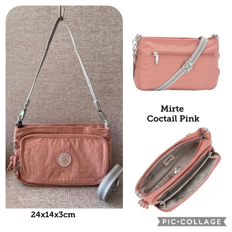Tas Selempang Wanita Kipling Mirte Coctail Pink