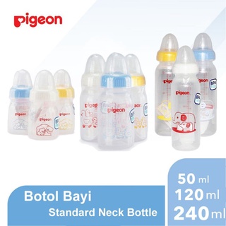 Image of Pigeon Botol Susu Bayi 50ml , 120ml , 240ml / Botol Assorted PP Standard botle eco anti sedak , Botol Paket,(Botol Susu Pigeon) Botol Dodo sport Handle cup