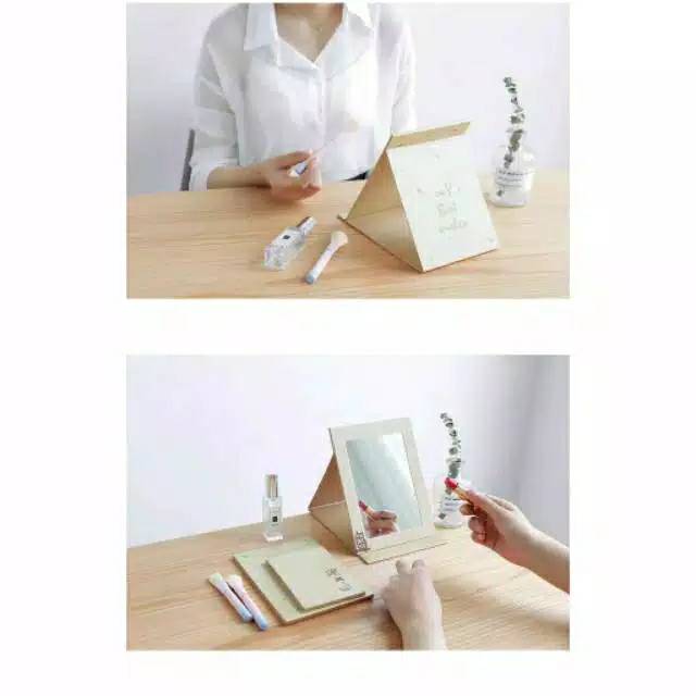 kaca cermin model lipat buku lebih awet