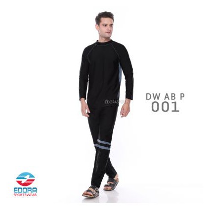 Baju Renang Pria Slim Fit Lengan Panjang Full Body DW AB P EDORA