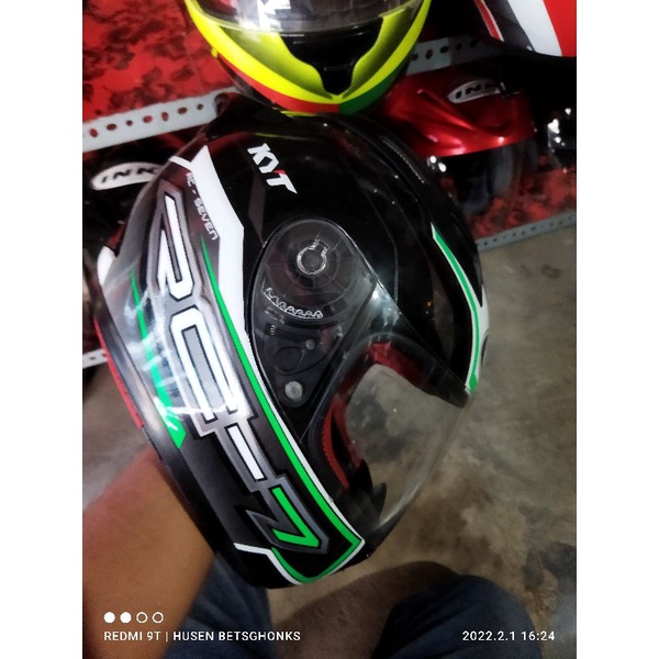 helm kyt rc7 motif bekas/seken/second/preloved