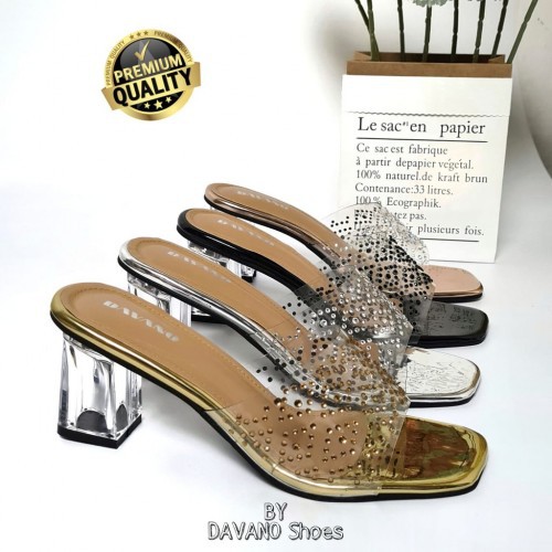 SANDAL WANITA DAVANO HEELS KACA