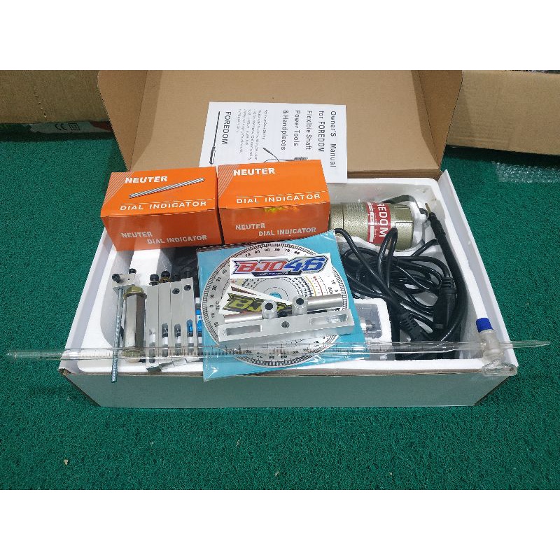 dayel set buret 25ml foredom busurderajat dial indikator