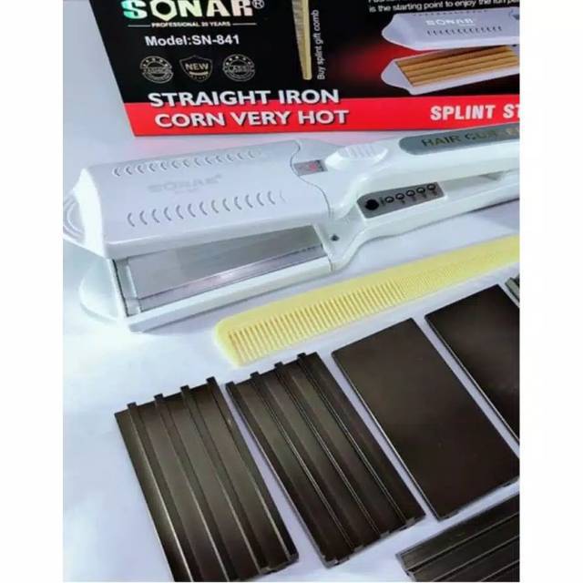 catok rambut sonar sn-841 catokan multifungsi 4in1