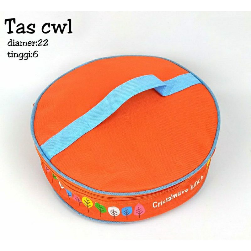 TAS CWL/TAS CRISTALWAVE/TAS BEKAL BULAT1/tas bekal sekolah/tas bekal anak/tas bekal ini kantor