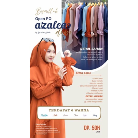 Azalea Dress by Raisa Hijab