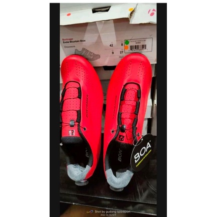 SHOES SEPATU ROAD BIKE BONTRAGER BALLISTA VIPER RED SIZE 40