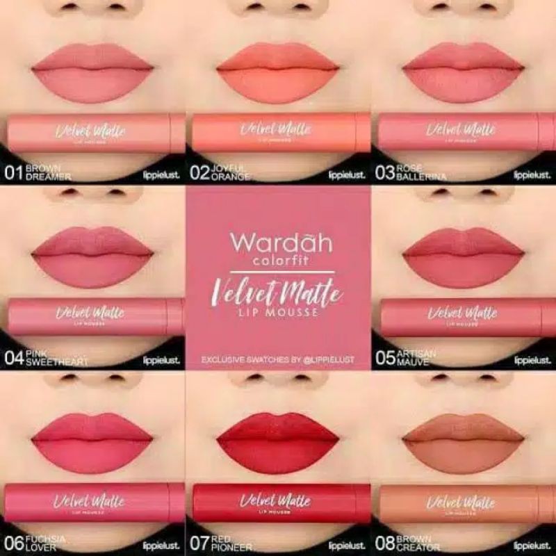 lipstik wardah colorfit Velvet matte