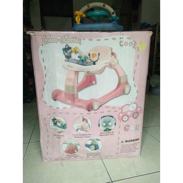 Preloved Baby Walker Cocolatte