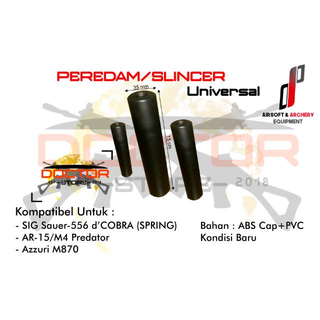 Mainan Aksesoris Dummy Slincer For Sig556 d'Cobra