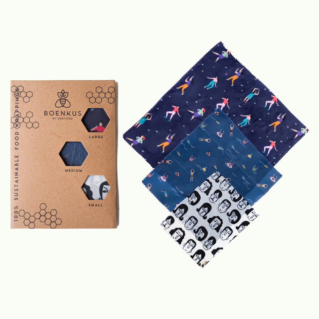 

BOENKUS Beeswax Wrap Human Life Series