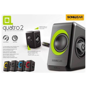 Speaker aktif SONICGEAR Quatro 2 Portable 2.0 Speaker - Merah