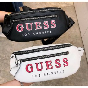 COCO_BAGS - TAS GUESSS GS WAIST BAG TAS PINGGANG WB MOTIF TULISAN GUESS FASHION WANITA IMPORT #54494